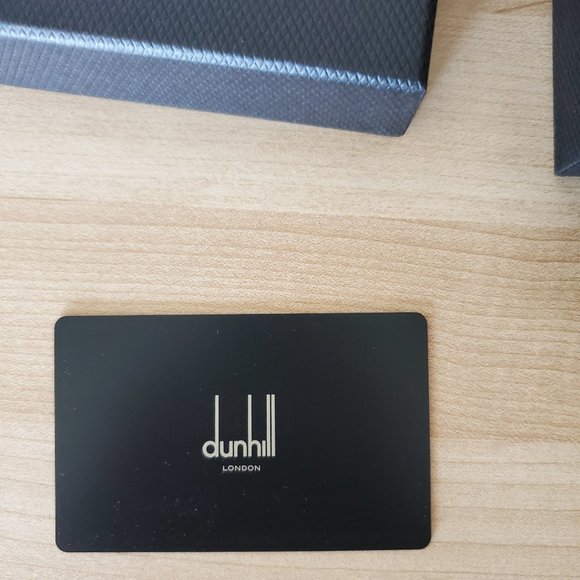 NWT - DUNHILL Black Leather Wallet with Money Clip - Picture 11 of 11